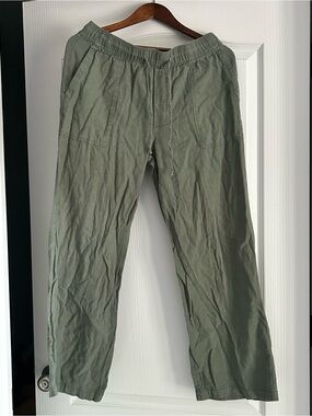 GAP Men's Olive Drawstring Cargo Pants